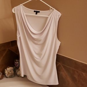 Drape Neck Sleeveless Top